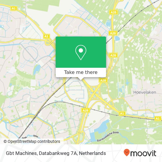 Gbt Machines, Databankweg 7A kaart