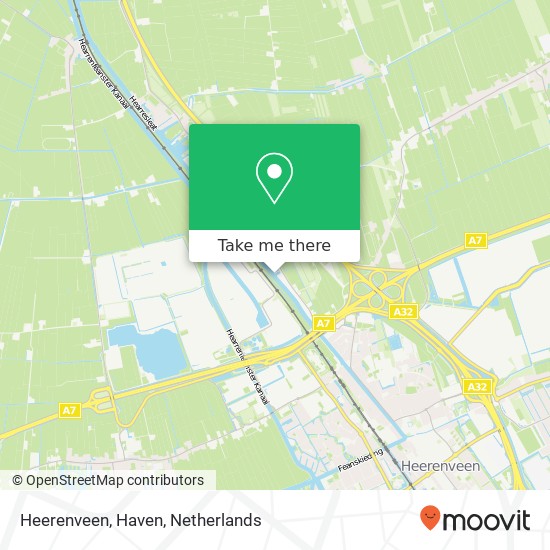 Heerenveen, Haven kaart