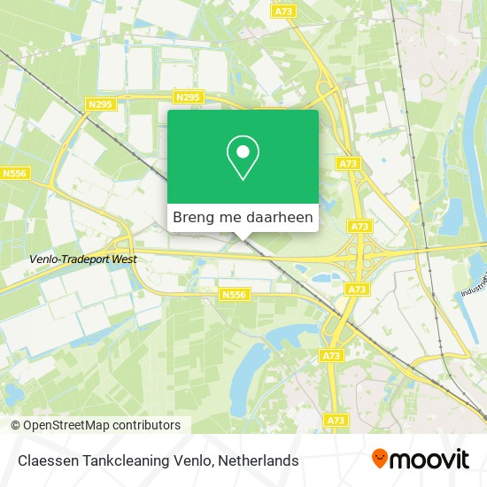 Claessen Tankcleaning Venlo kaart