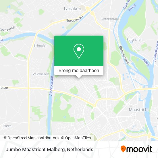 Jumbo Maastricht Malberg kaart