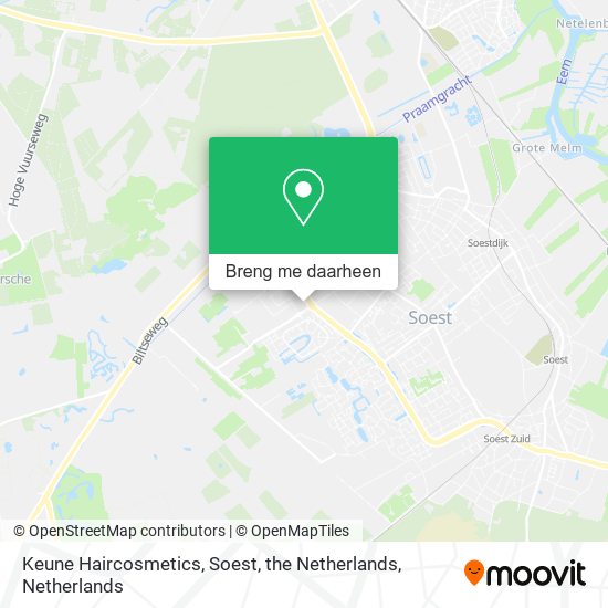 Keune Haircosmetics, Soest, the Netherlands kaart