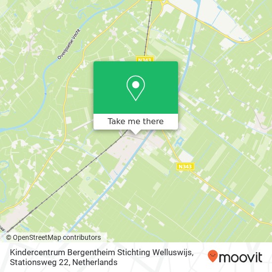 Kindercentrum Bergentheim Stichting Welluswijs, Stationsweg 22 kaart