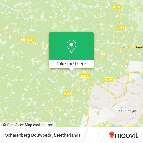 Scharenberg Bouwbedrijf kaart