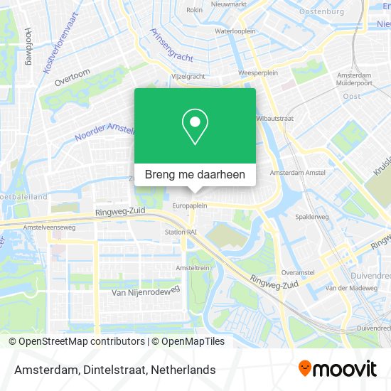 Amsterdam, Dintelstraat kaart