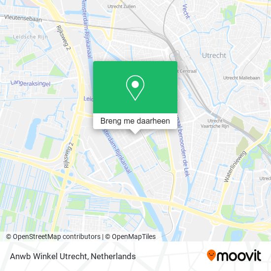 Anwb Winkel Utrecht kaart