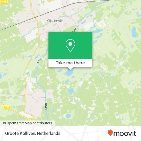 Groote Kolkven kaart