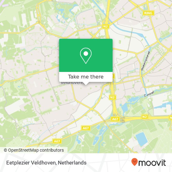 Eetplezier Veldhoven, Kapelstraat-Zuid 26 kaart