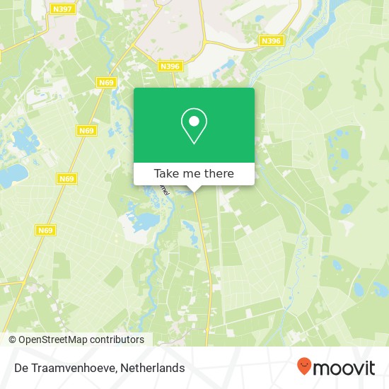 De Traamvenhoeve, Maastrichterweg 156 kaart