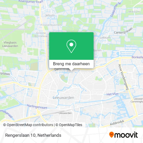 Rengerslaan 10 kaart