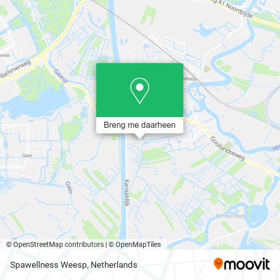 Spawellness Weesp kaart