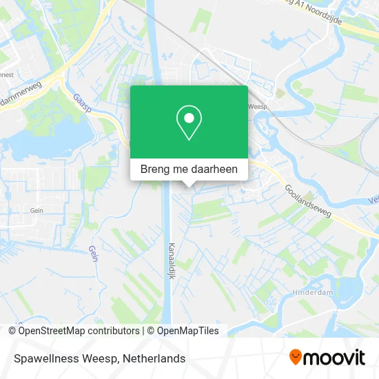 Spawellness Weesp kaart