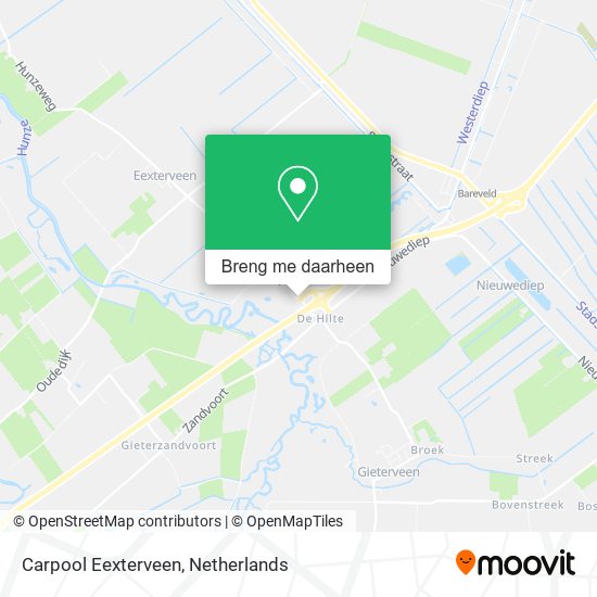 Carpool Eexterveen kaart