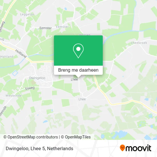 Dwingeloo, Lhee 5 kaart