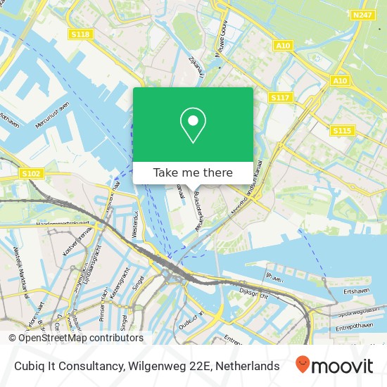 Cubiq It Consultancy, Wilgenweg 22E kaart