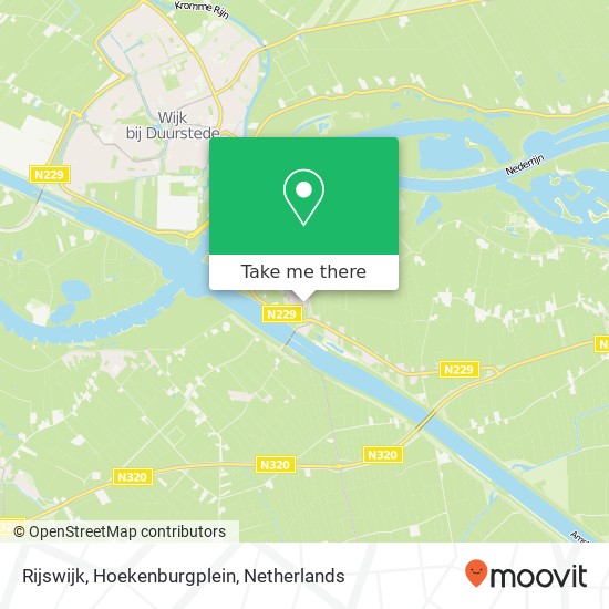 Rijswijk, Hoekenburgplein kaart
