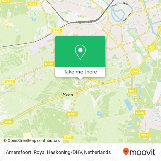 Amersfoort, Royal Haskoning / DHV kaart