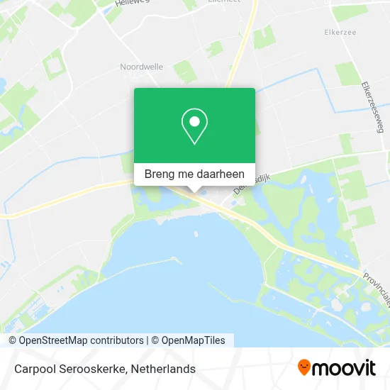 Carpool Serooskerke kaart