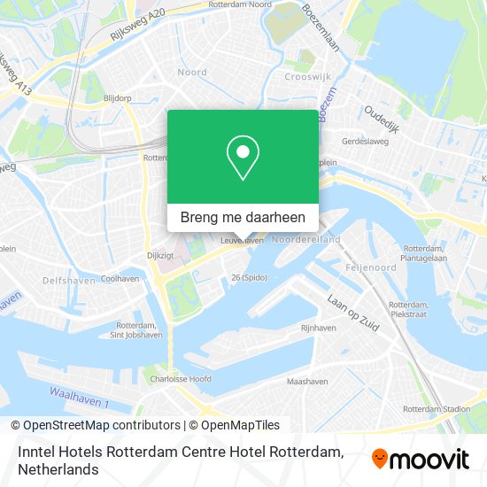 Inntel Hotels Rotterdam Centre Hotel Rotterdam kaart