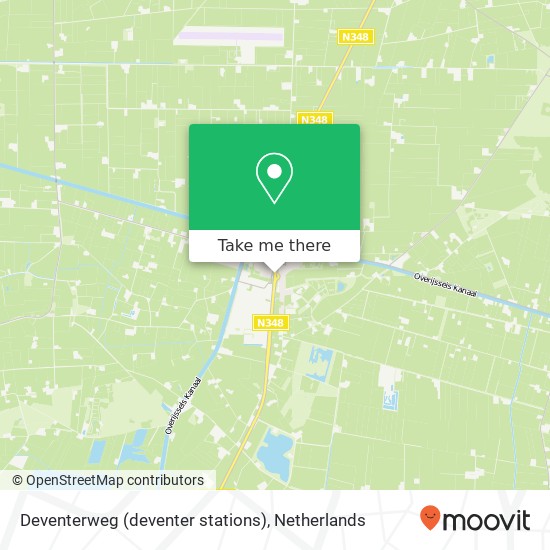 Deventerweg (deventer stations), 8152 Lemelerveld kaart