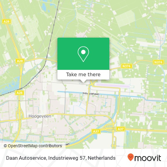 Daan Autoservice, Industrieweg 57 kaart