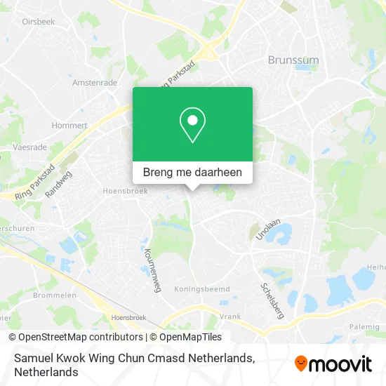 Samuel Kwok Wing Chun Cmasd Netherlands kaart