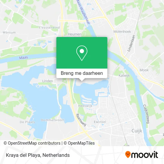 Kraya del Playa kaart