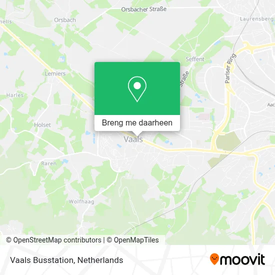 Vaals Busstation kaart
