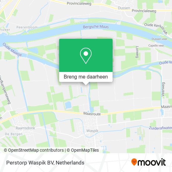 Perstorp Waspik BV kaart