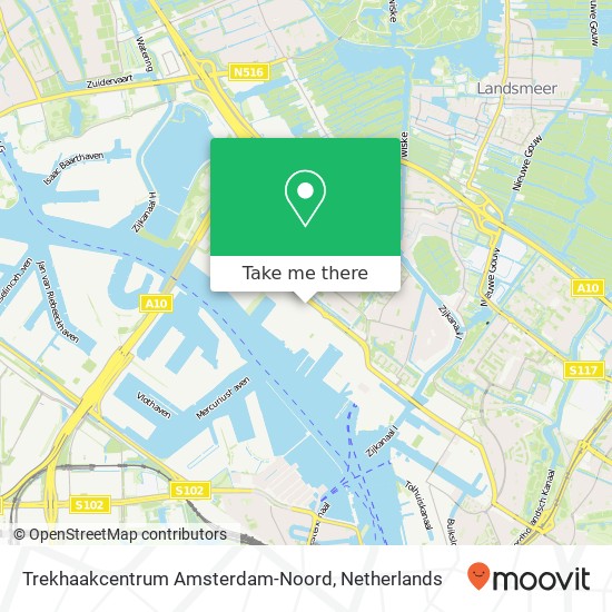 Trekhaakcentrum Amsterdam-Noord, Netwerkweg 15 kaart