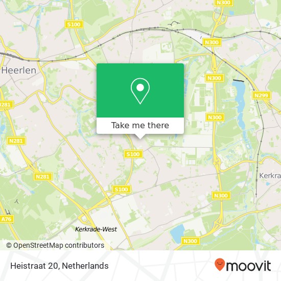 Heistraat 20, 6372 XX Landgraaf kaart