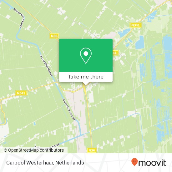 Carpool Westerhaar, Garstweg kaart