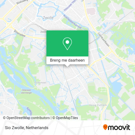 Sio Zwolle kaart
