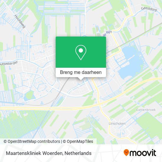 Maartenskliniek Woerden kaart