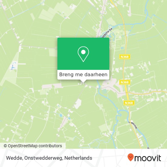 Wedde, Onstwedderweg kaart