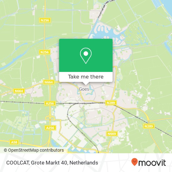 COOLCAT, Grote Markt 40 kaart