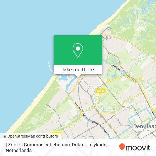 | Zootz | Communicatiebureau, Dokter Lelykade kaart