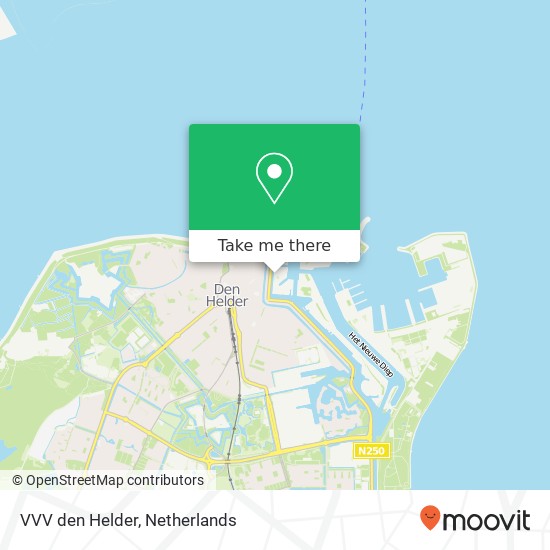 VVV den Helder kaart