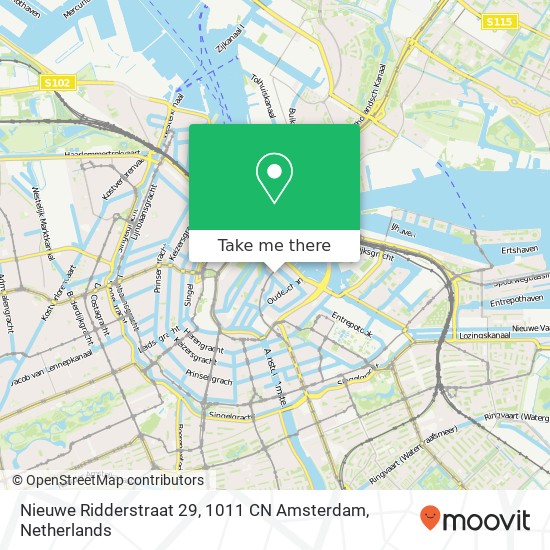 Nieuwe Ridderstraat 29, 1011 CN Amsterdam kaart