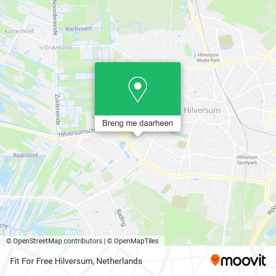 Fit For Free Hilversum kaart