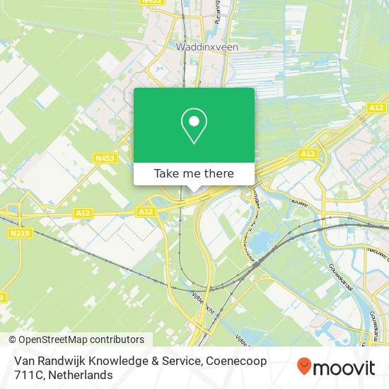 Van Randwijk Knowledge & Service, Coenecoop 711C kaart