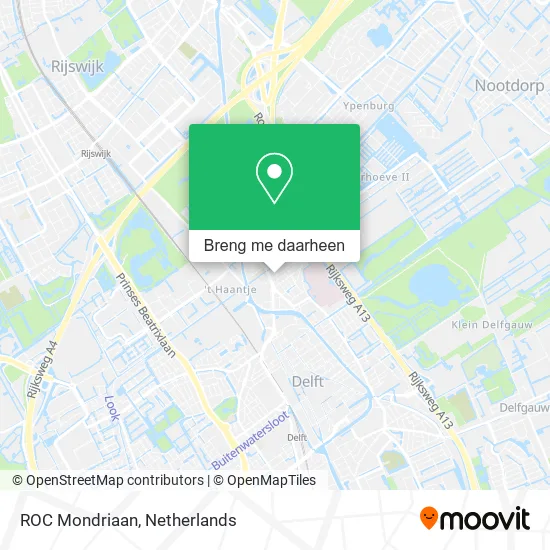 ROC Mondriaan kaart