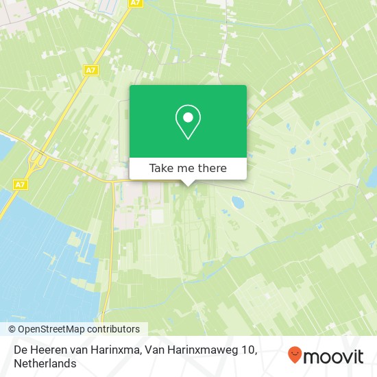 De Heeren van Harinxma, Van Harinxmaweg 10 kaart