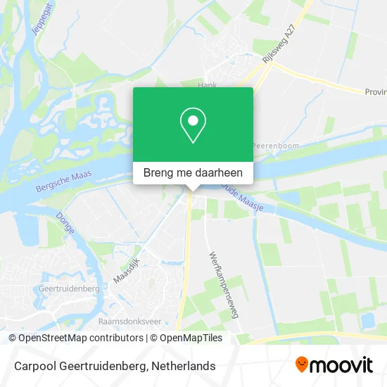 Carpool Geertruidenberg kaart