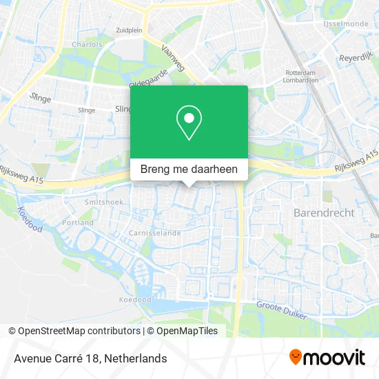 Avenue Carré 18 kaart