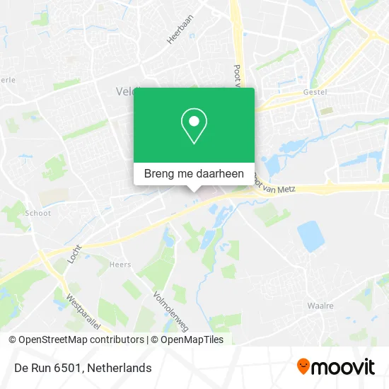 De Run 6501 kaart