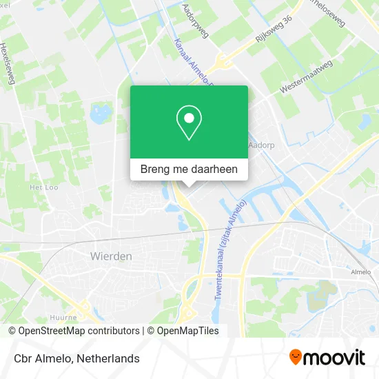 Cbr Almelo kaart
