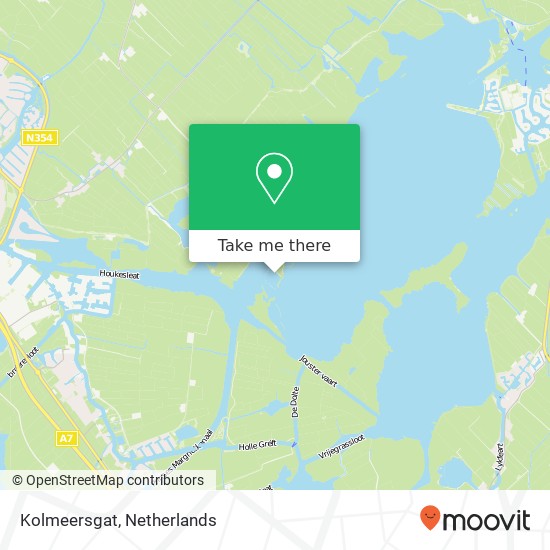 Kolmeersgat kaart