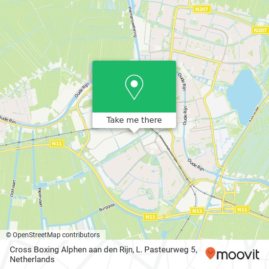 Cross Boxing Alphen aan den Rijn, L. Pasteurweg 5 kaart