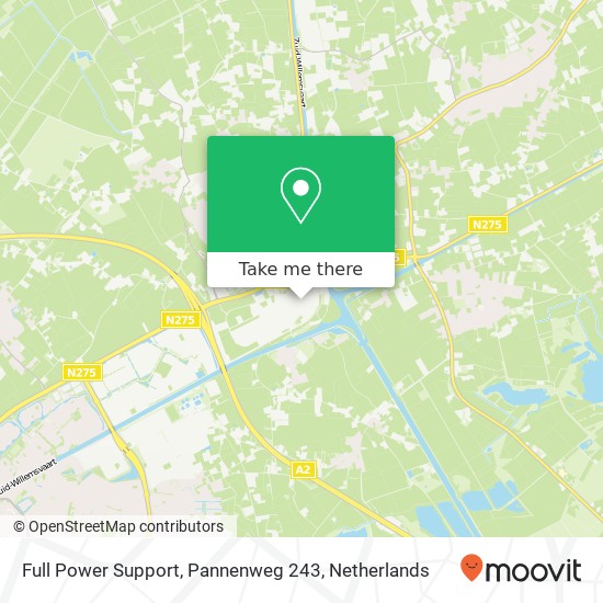 Full Power Support, Pannenweg 243 kaart