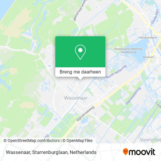 Wassenaar, Starrenburglaan kaart